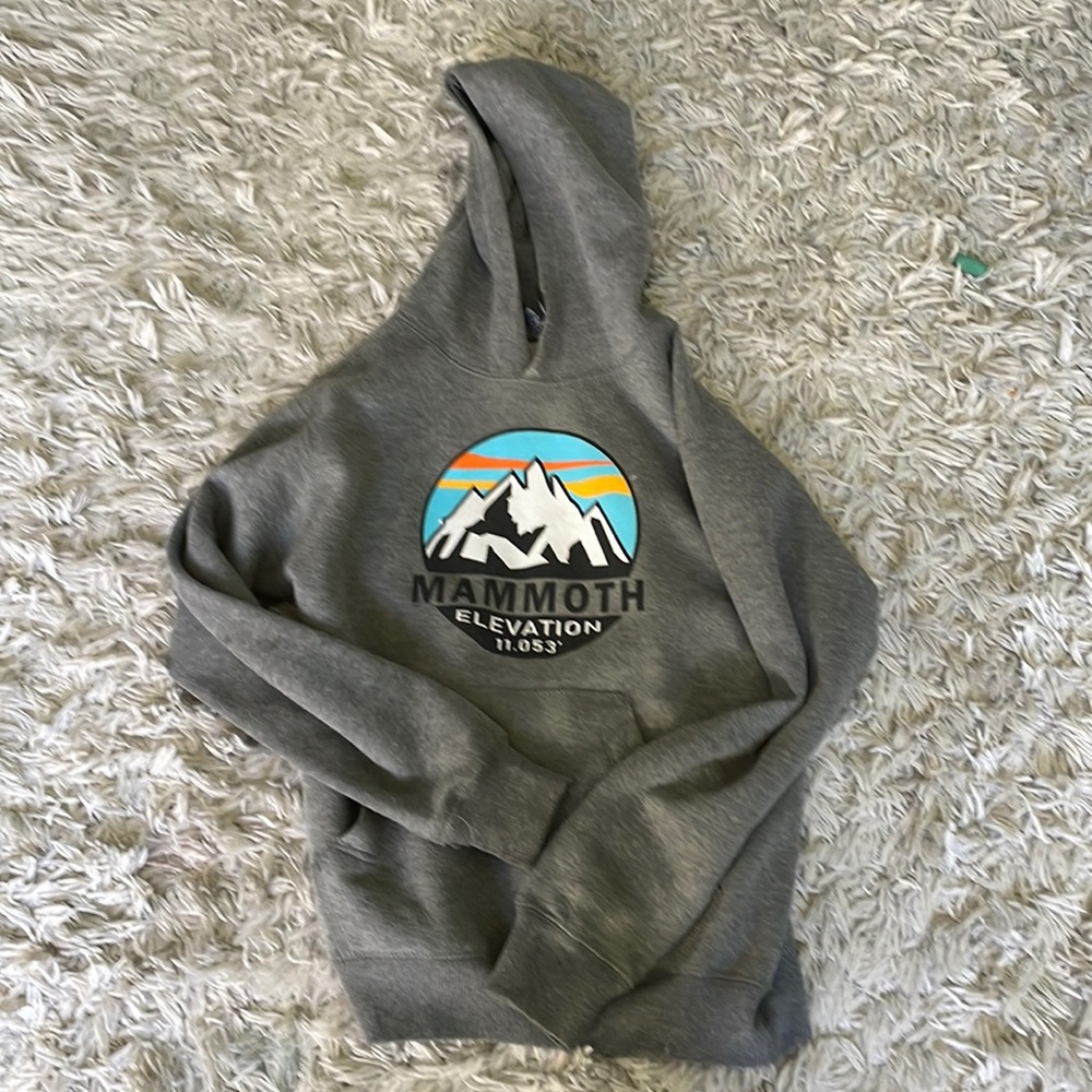 mammoth mountain sweatshirt youth large